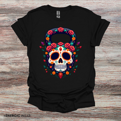 KettleBell Floral! TShirt – Funny Fitness Gym Tee