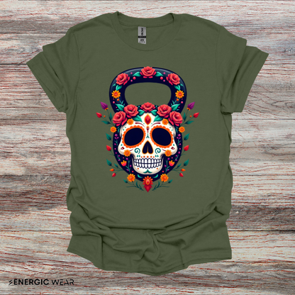 KettleBell Floral! TShirt – Funny Fitness Gym Tee