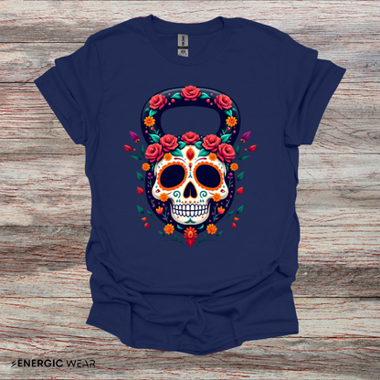 KettleBell Floral! TShirt – Funny Fitness Gym Tee
