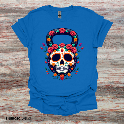 KettleBell Floral! TShirt – Funny Fitness Gym Tee