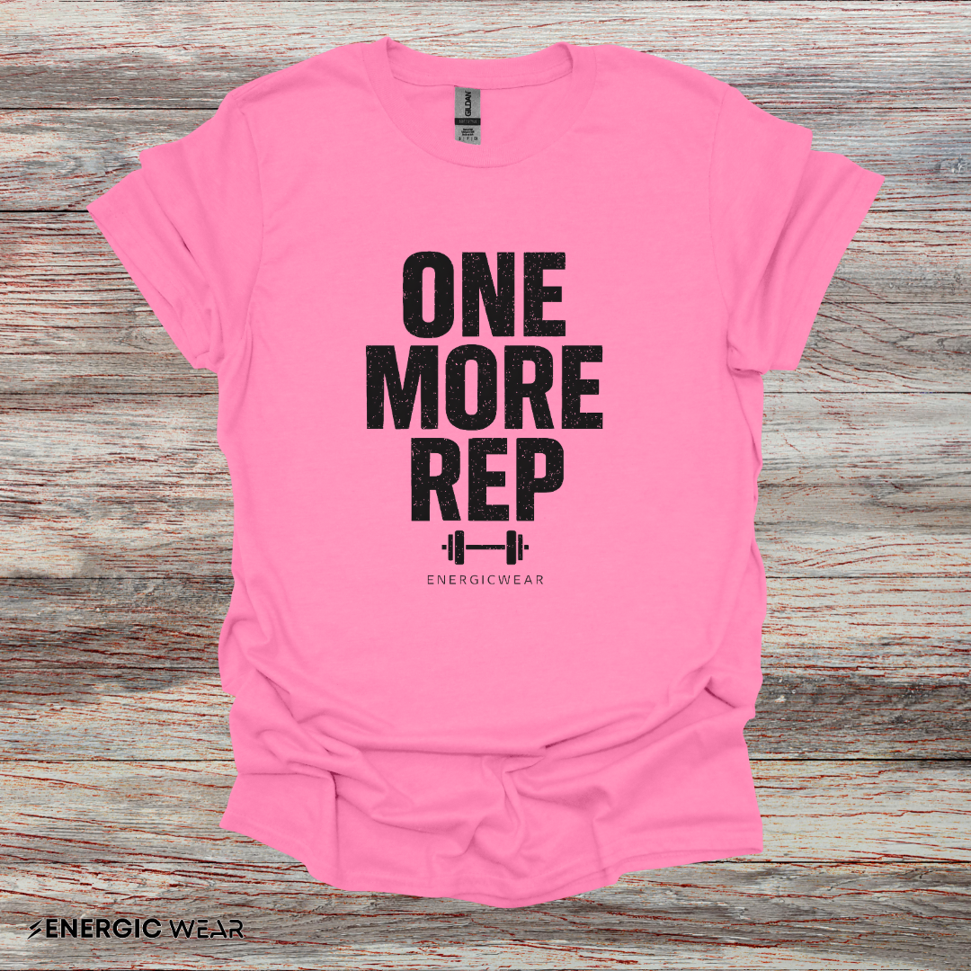 One More Rep - Fitness Motivational Tee