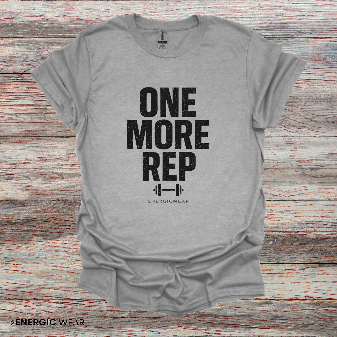One More Rep - Fitness Motivational Tee