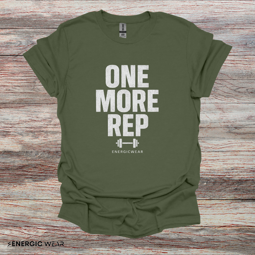 One More Rep - Fitness Motivational Tee