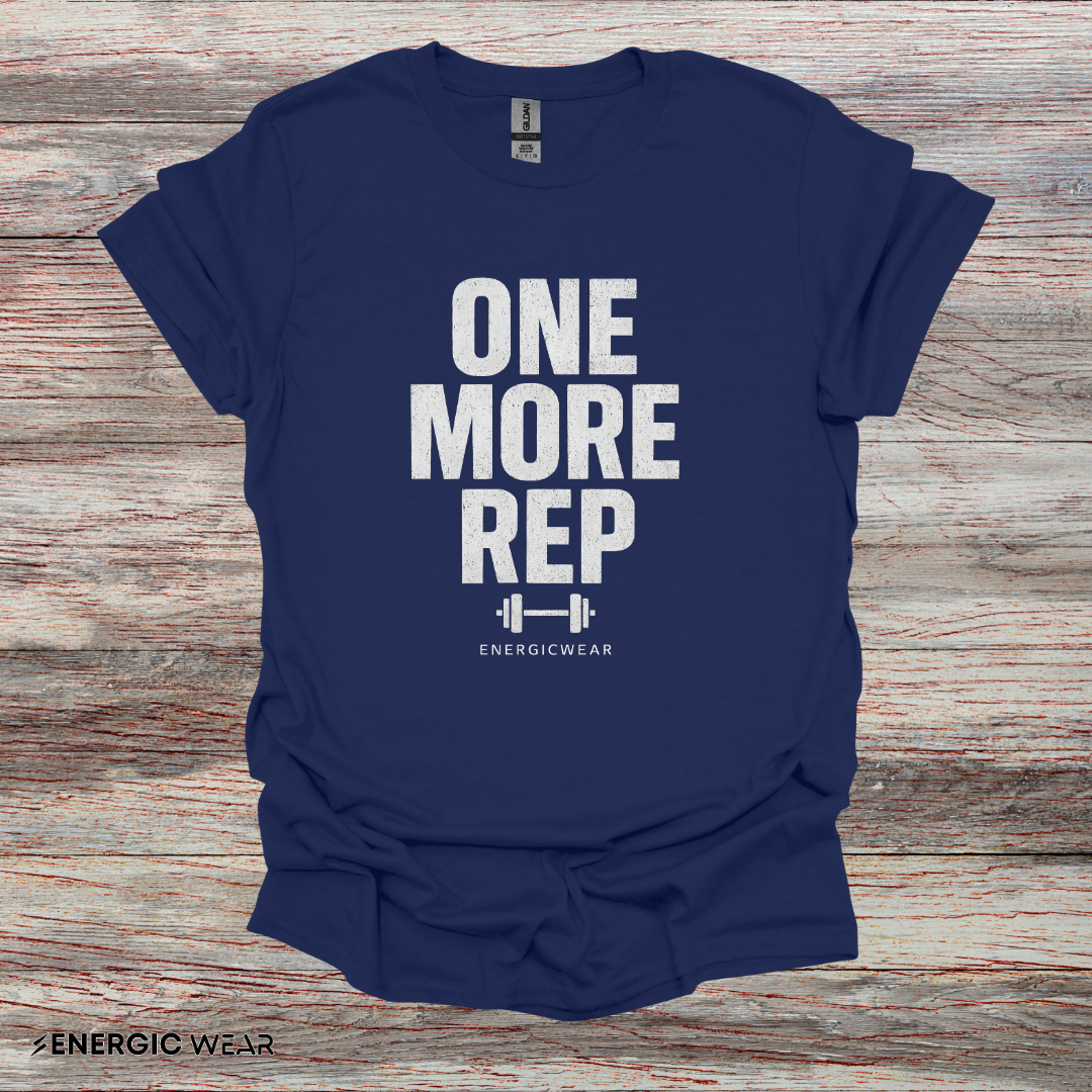 One More Rep - Fitness Motivational Tee