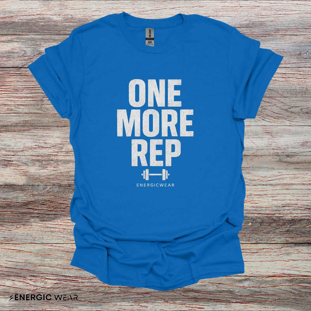 One More Rep - Fitness Motivational Tee