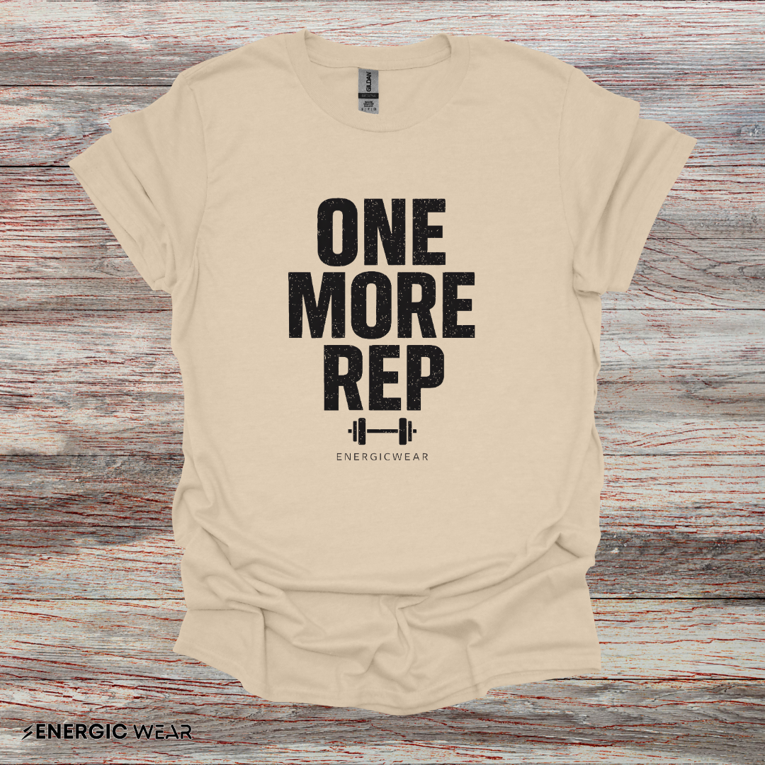 One More Rep - Fitness Motivational Tee