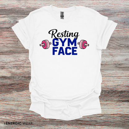 Resting Gym Face! TShirt – Funny Motivational Tee