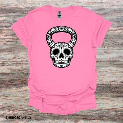 SugarSkull KettleBell! Shirt – Funny Fitness Tee