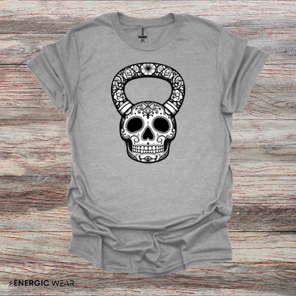 SugarSkull KettleBell! Shirt – Funny Fitness Tee
