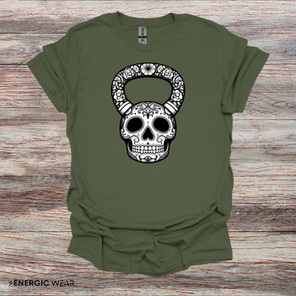 SugarSkull KettleBell! Shirt – Funny Fitness Tee
