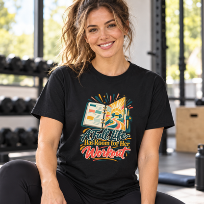 Female lifestyle mockup — a full life has room for her workout