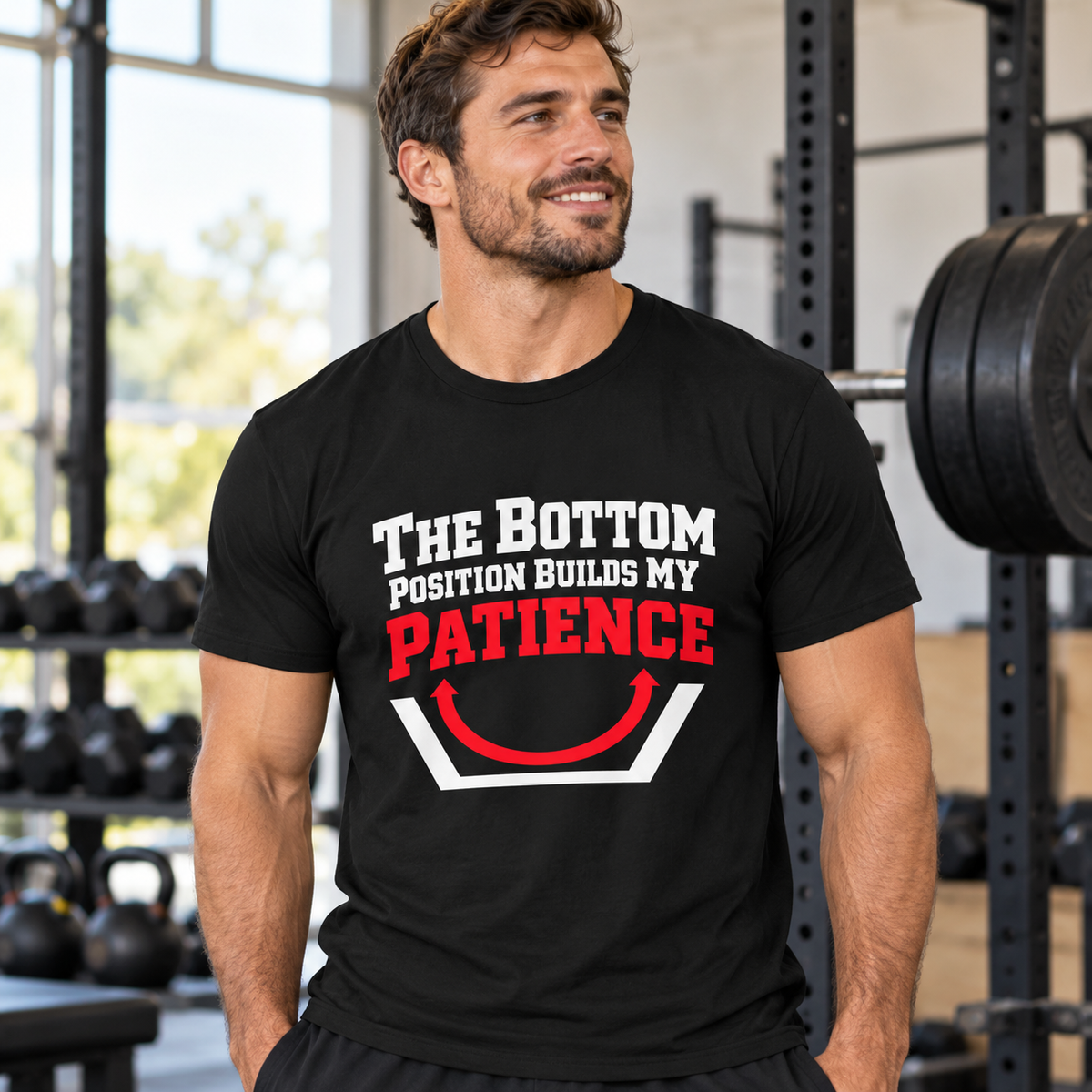 Male lifestyle mockup — bottom position