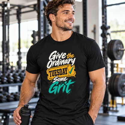 Male lifestyle mockup — Give the Ordinary Tuesday Some Grit