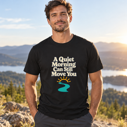 Male lifestyle mockup — fitness can leave you room to breathe