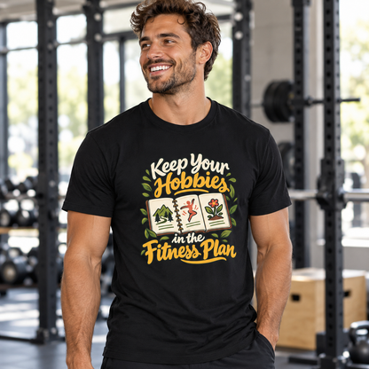 Female lifestyle mockup — My Floor Space Doubles as a Movement Studio T-Shirt