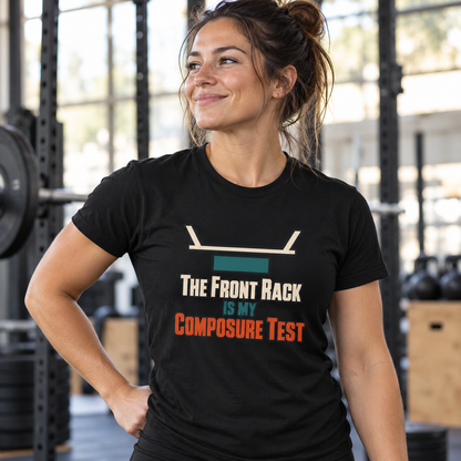Female lifestyle mockup — front rack