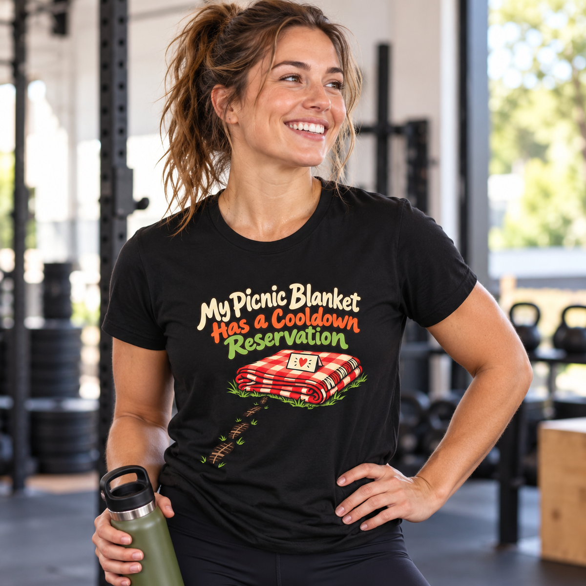 Male lifestyle mockup — The Last Scoop Deserves a Drumroll T-Shirt