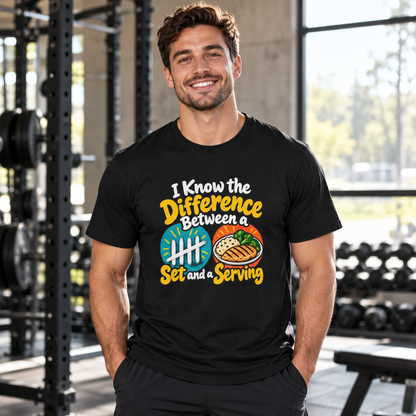 Female lifestyle mockup — my apron fits over my gym clothes