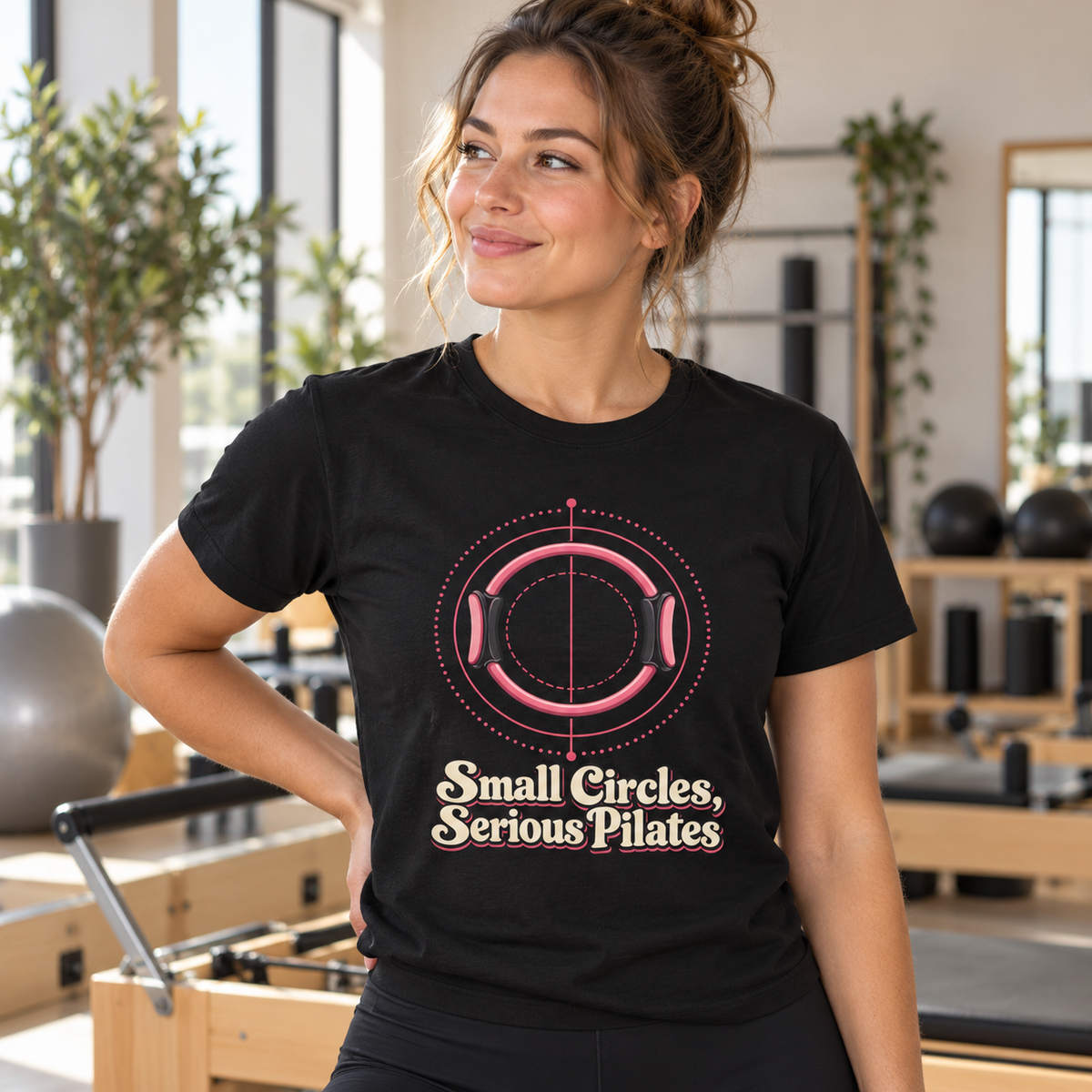 Male lifestyle mockup — pilates circles